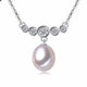 Diana Freshwater Pearl and Simulated Diamond Pendant
