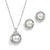 Dior Silver Freshwater Pearl Pendant Set