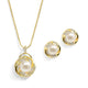 Dior Silver Freshwater Pearl Pendant Set - Olivier Laudus Wedding Jewellery