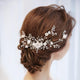 Divine Floral Pearl Hair Comb - Olivier Laudus Wedding Jewellery