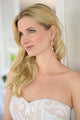 Eleanor 14ct Rose Gold Freshwater Pearl Earrings - Olivier Laudus Wedding Jewellery