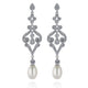 Eleanor Freshwater Pearl Bridal Earrings - Olivier Laudus Wedding Jewellery