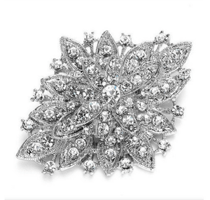 Elie Diamante Wedding Brooch - Olivier Laudus Wedding Jewellery
