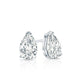 Elizabeth Teardrop Simulated Diamond Stud Earrings - Olivier Laudus Wedding Jewellery