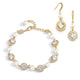 Emilia Bracelet and Earrings Set - Olivier Laudus Wedding Jewellery