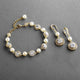 Emilia Bracelet and Earrings Set - Olivier Laudus Wedding Jewellery