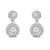 Emily Simulated Diamond Pendant set - Olivier Laudus Wedding Jewellery