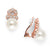 Emma Pearl Stud Earrings - Olivier Laudus Wedding Jewellery