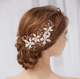 Enchanted Gold Pearl Hair Comb