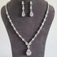 Eternal Simulated Diamond Necklace Set - Best Seller - Olivier Laudus Wedding Jewellery