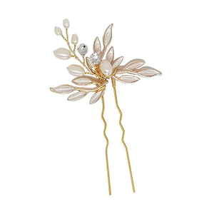 Firenza Freshwater Pearl Hairpin - Olivier Laudus Wedding Jewellery