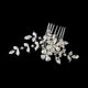 Fleur Mini Crystal Comb - Olivier Laudus Wedding Jewellery