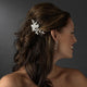 Fleur Mini Crystal Comb - Olivier Laudus Wedding Jewellery