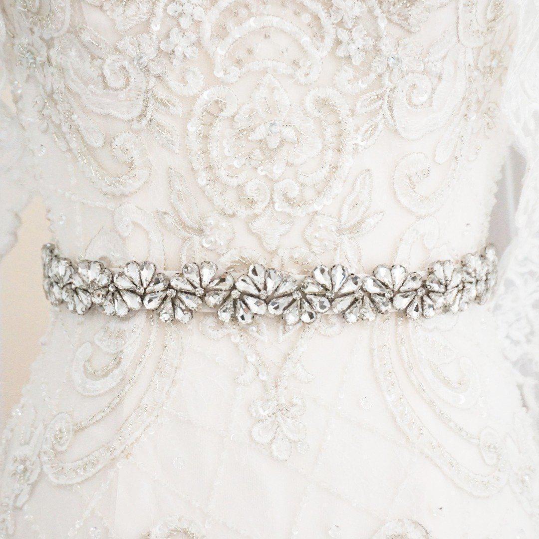 Flora Diamante Wedding Belt