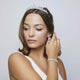 Flora Simulated Diamond Tiara - Olivier Laudus Wedding Jewellery