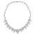Flora Simulated Diamond Vintage Style Necklace Set - Olivier Laudus Wedding Jewellery