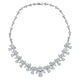 Flora Simulated Diamond Vintage Style Necklace Set - Olivier Laudus Wedding Jewellery