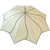 Flower Petal Cream Wedding Umbrella