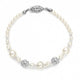 Gabriella Pearl And Diamante Bracelet - Olivier Laudus Wedding Jewellery