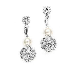 Gabriella Pearl And Diamante Earrings