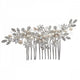 Geraldine Swarovski Pearl & Crystal Comb - Olivier Laudus Wedding Jewellery