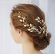 Gold Leaf hair vine - Olivier Laudus Wedding Jewellery