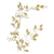 Gold Leaf hair vine - Olivier Laudus Wedding Jewellery