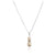 Grace Freshwater Pearl and Diamante Rondelle Pendant - Olivier Laudus Wedding Jewellery