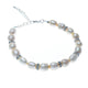 Grace Freshwater Pearl and Diamante Rondelles Bracelet - Olivier Laudus Wedding Jewellery