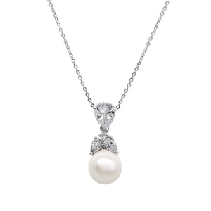 Grace Pearl Pendant - Olivier Laudus Wedding Jewellery