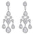 Gwen Chandelier Diamante Earrings - Olivier Laudus Wedding Jewellery