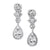 Harper Simulated Diamond Earrings - Olivier Laudus Wedding Jewellery