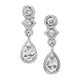 Harper Simulated Diamond Earrings - Olivier Laudus Wedding Jewellery