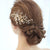 Hazel Gold Hair Comb - Olivier Laudus Wedding Jewellery