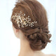 Hazel Gold Hair Comb - Olivier Laudus Wedding Jewellery