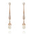 Hester Rose Gold Vintage Bridal Earrings - Olivier Laudus Wedding Jewellery
