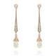 Hester Rose Gold Vintage Bridal Earrings - Olivier Laudus Wedding Jewellery