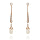 Hester Rose Gold Vintage Bridal Earrings - Olivier Laudus Wedding Jewellery