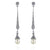 Hester Silver Vintage Bridal Earrings