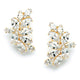 Hollywood Gold plated Earrings studs - Olivier Laudus Wedding Jewellery