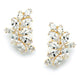 Hollywood Silver plated Earrings studs - Olivier Laudus Wedding Jewellery