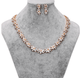 Imperial Simulated diamond Necklace set - Olivier Laudus Wedding Jewellery