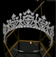 Josephine Luxury Platinum Plated Tiara