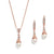 Katherine Freshwater Pearl Pendant Set - Olivier Laudus Wedding Jewellery