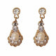 Kensington Earrings Gold - Olivier Laudus Wedding Jewellery