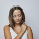 Kensington Silver Freshwater Pearl Tiara - Olivier Laudus Wedding Jewellery