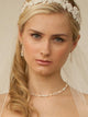 Kylie Ivory Pearl Back Necklace - Olivier Laudus Wedding Jewellery