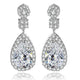 Laura Cubic Zirconia Earrings - Olivier Laudus Wedding Jewellery