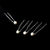 Lecia Freshwater Pearl Pins - Set of 6 - Olivier Laudus Wedding Jewellery