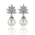 Liliana Pearl Wedding Earrings - Olivier Laudus Wedding Jewellery